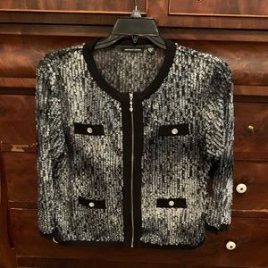 EUC/Michael Simon/Sequined Top (jacket) Size XL (can also fit size large)